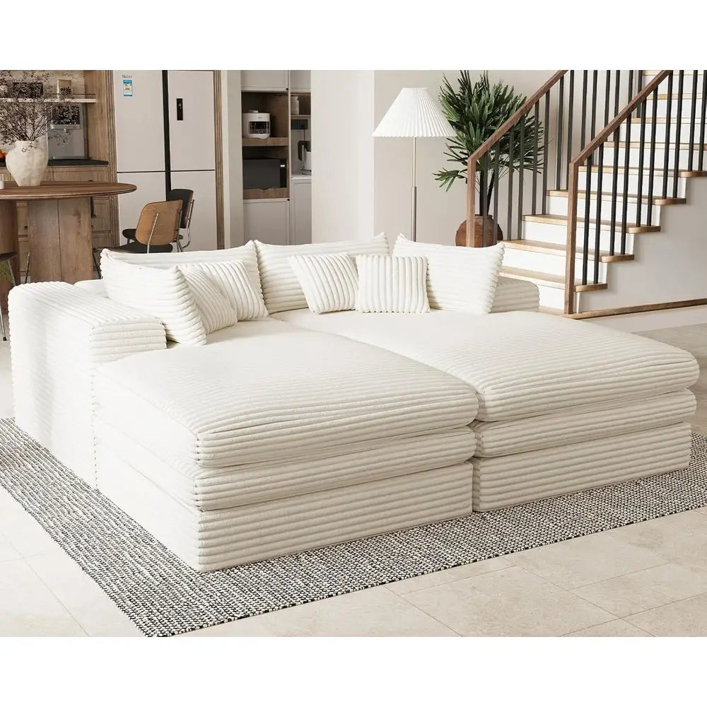 Aurora Double Chaise Cloud Sofa
