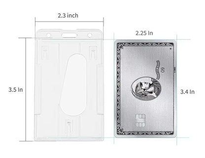 BadgeCard Aluminum Card Holder Reel