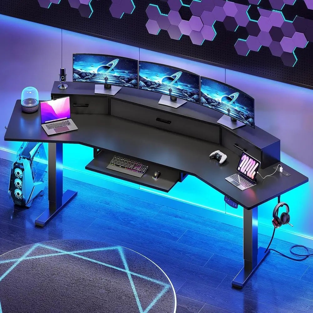 LED Gaming Standing Desk