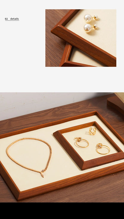 Luxury Wooden Bracelet Organizer Tray
