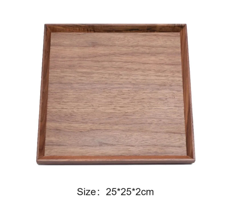 Black Walnut Hexagon Fruit Tray