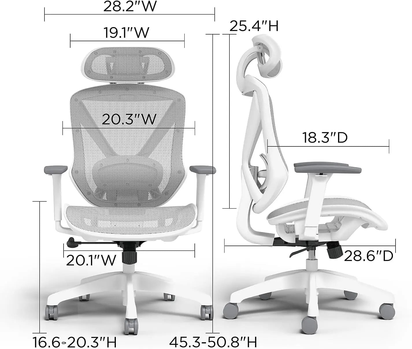 Gray Mesh Task Chair