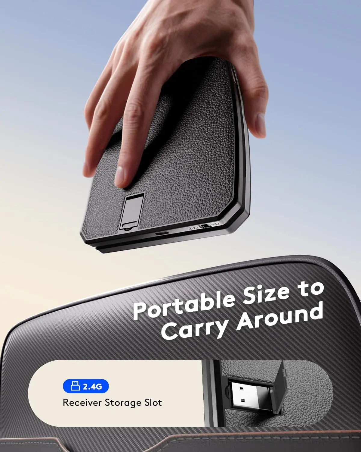 Ergonomic Foldable Bluetooth Keyboard