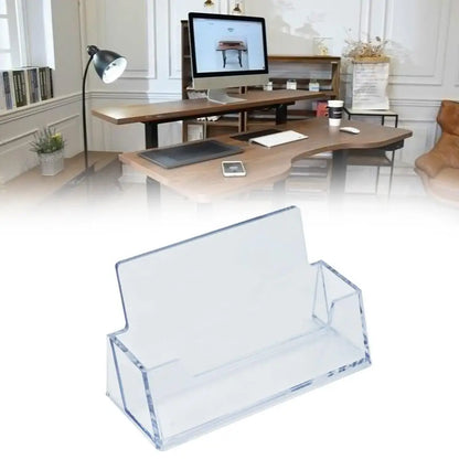 DeskAcrylic Clear Card Display Stand