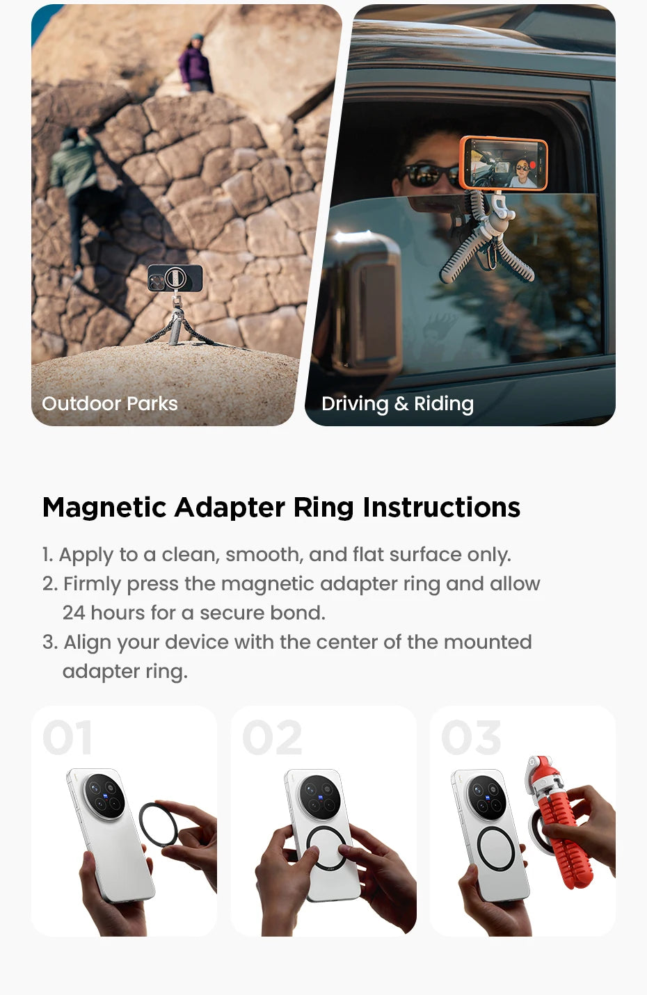 Magnetic Suction Tripod