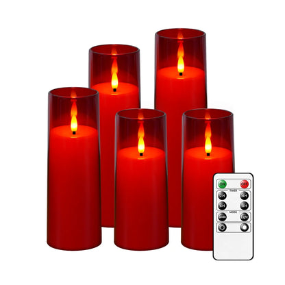 Remote Controlled LED Candles (Set of 5)