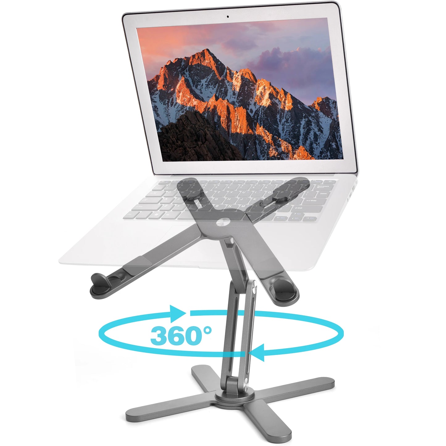 360-Degree Aluminum Laptop Stand