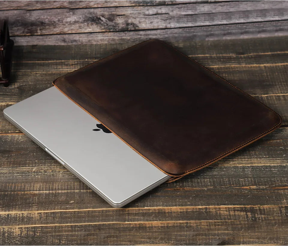 Cow Leather Laptop Sleeve