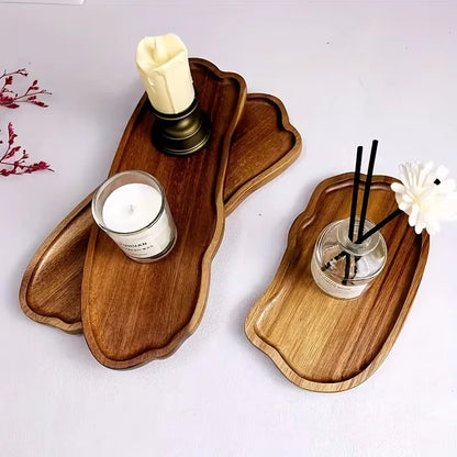 Acacia Wood Bathroom Sink Tray