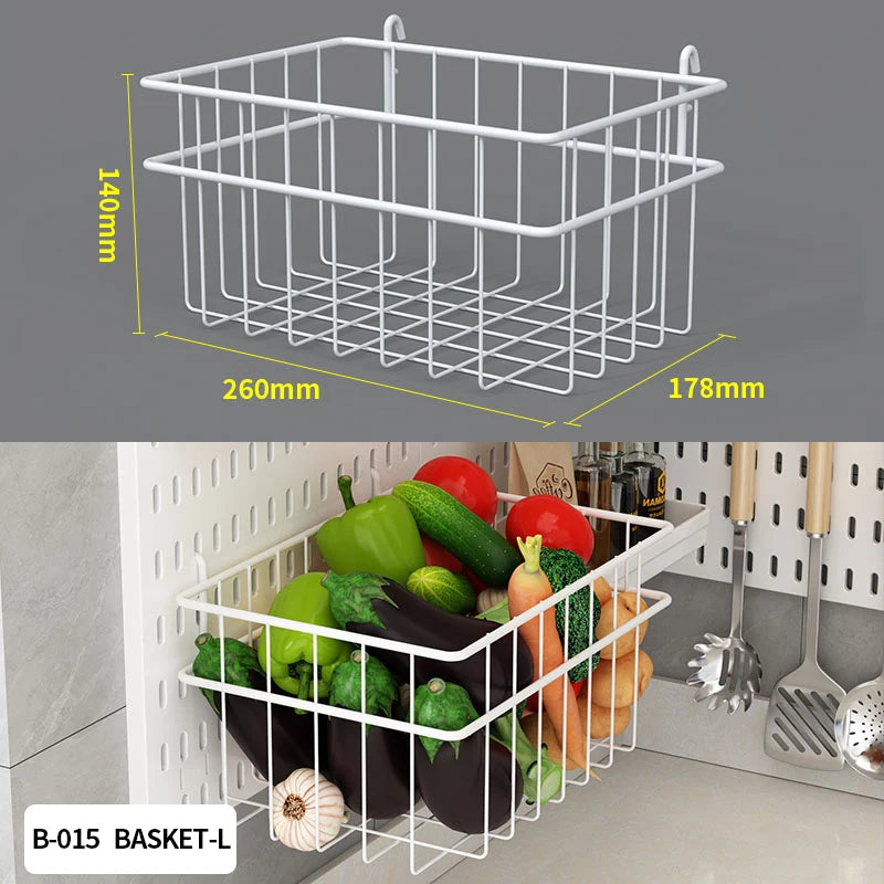 No-Holes Wall Pegboard Organizer