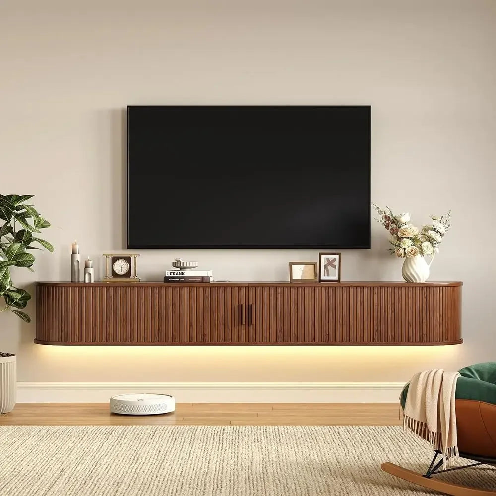 Floating LED TV Stand