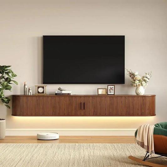 Floating LED TV Stand