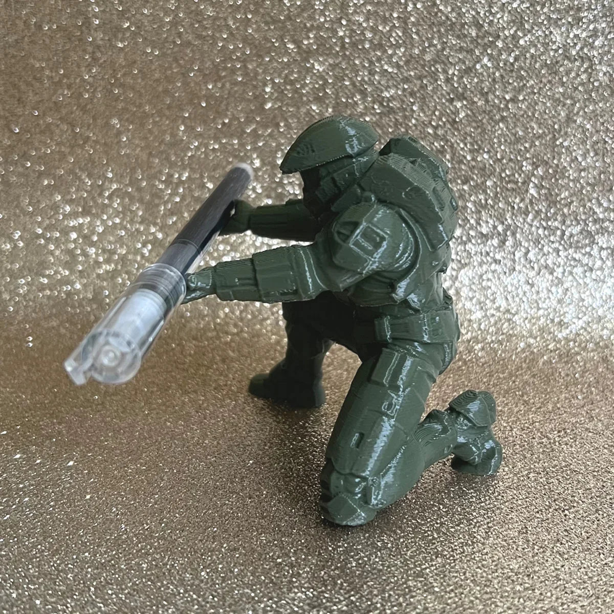 3D Printed Soldier Pen Holder