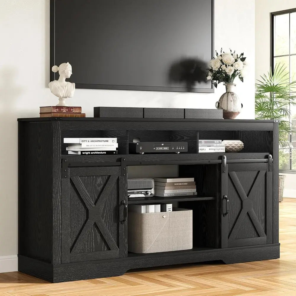 Sliding Barn Door TV Stand