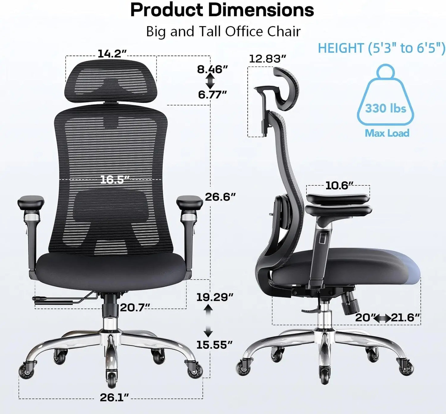 6D Armrest Office Chair