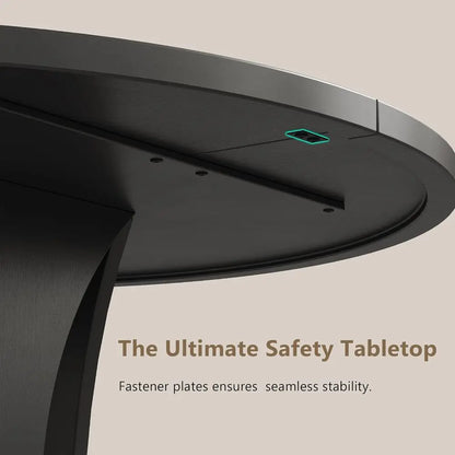 Halston Arc-Base Dining Table