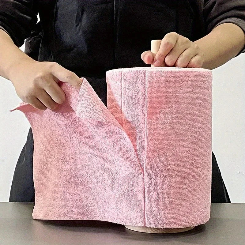 Absorbent Household Cleaning Towel Roll