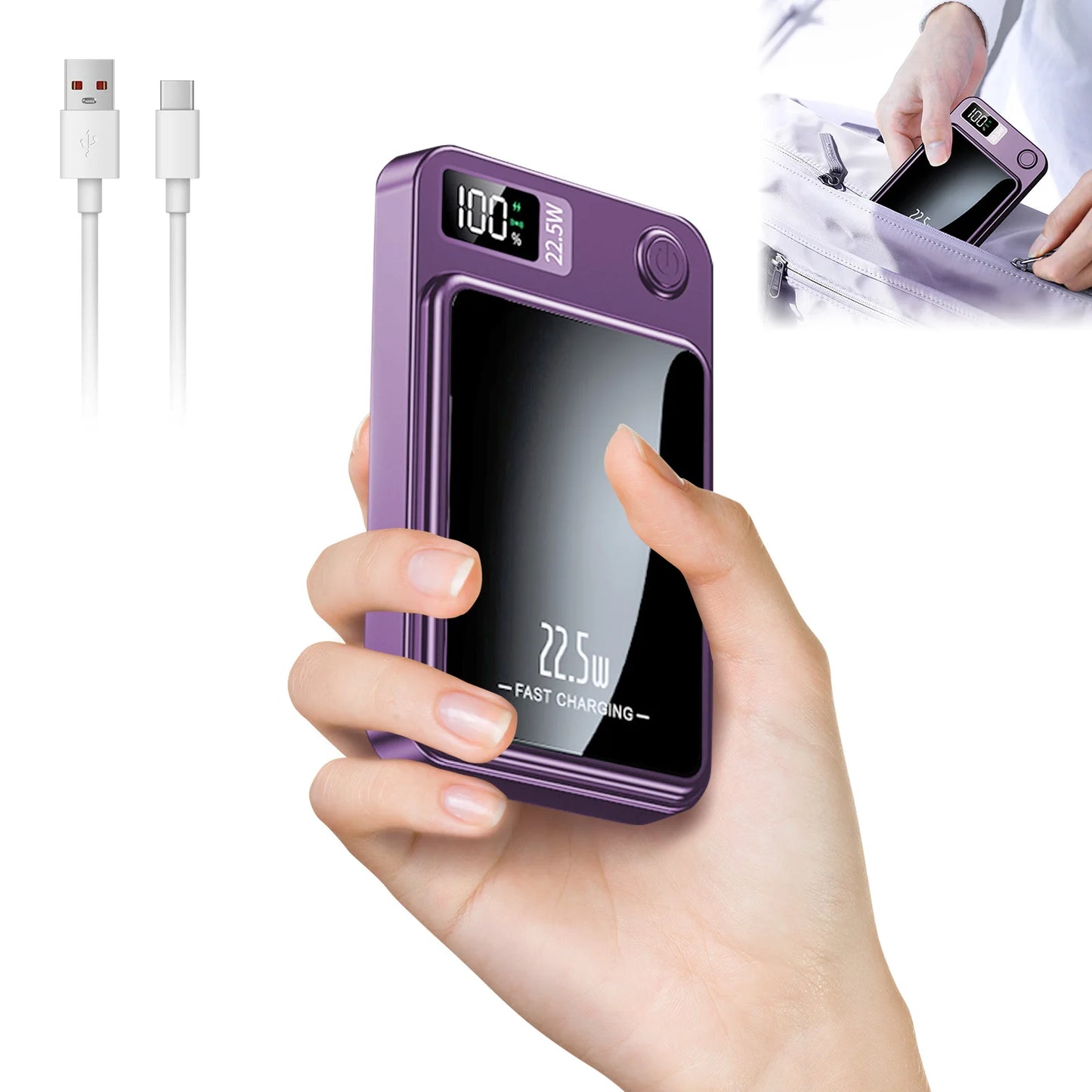 DualMag 10K 2-in-1 Power Bank