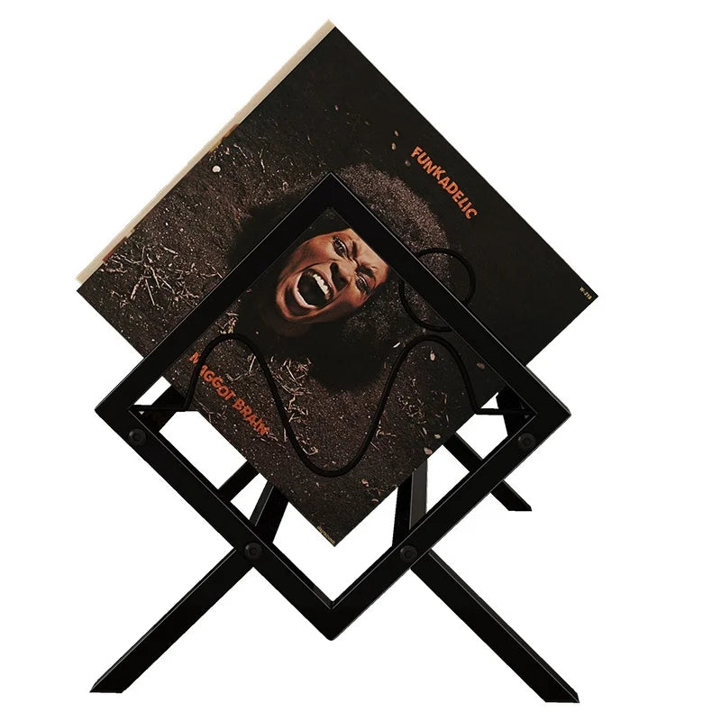 Metal Vinyl Record Desktop Holder