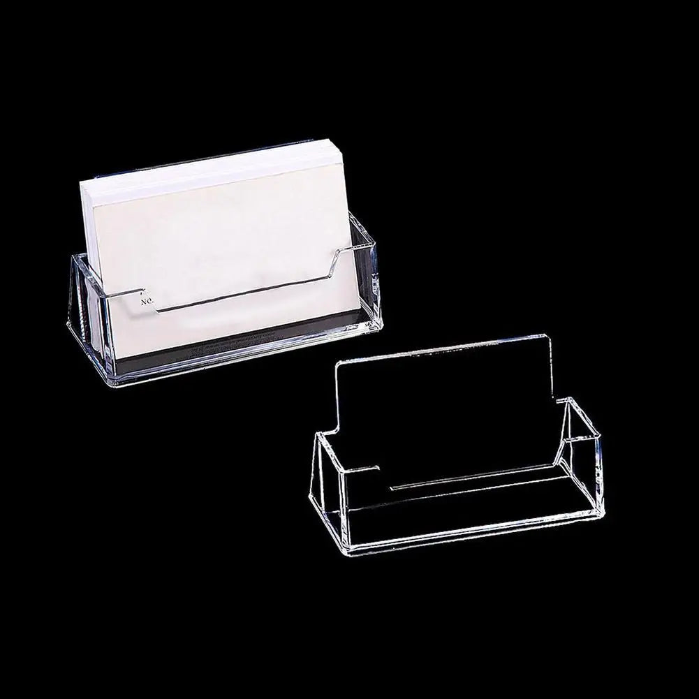 DeskAcrylic Clear Card Display Stand