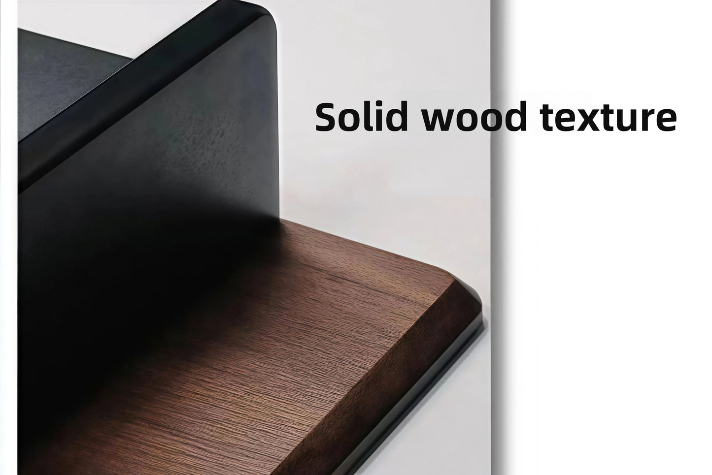 Premium Black Walnut Wood Monitor Stand