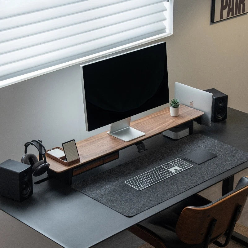 Modern Monitor Stand Desk Organizer