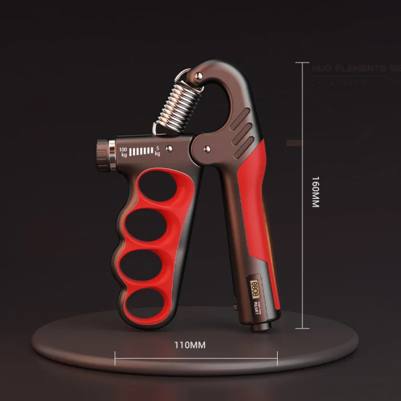 Adjustable Grip Strengthener with Rep Counter