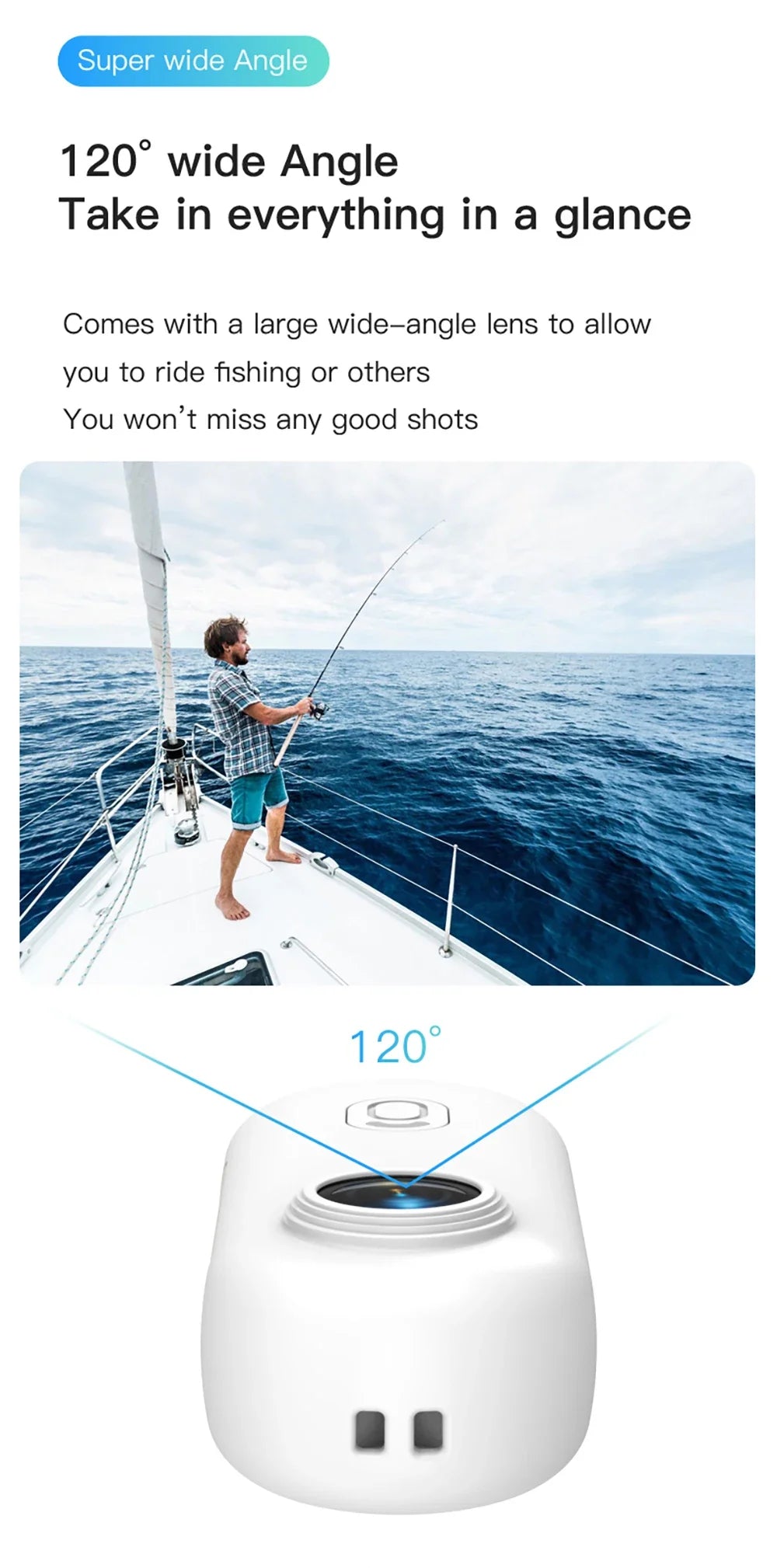 1080P Mini Action Camera, Helmet & Bike Mount