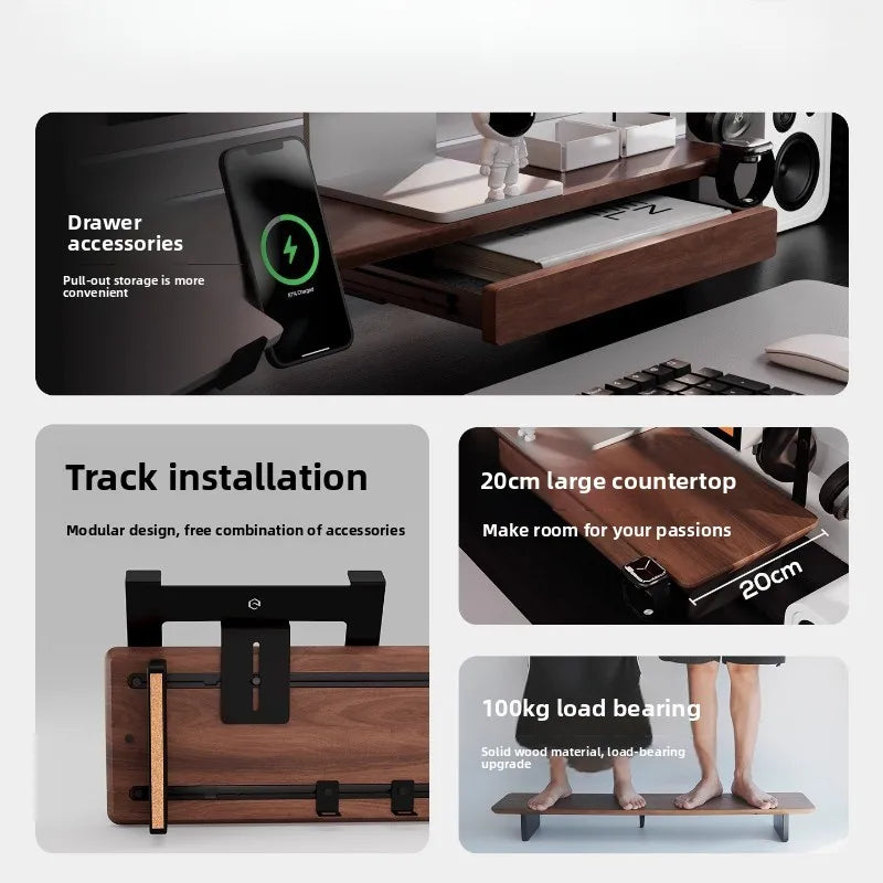 Z3 Pro Modular Solid Wood Monitor Riser
