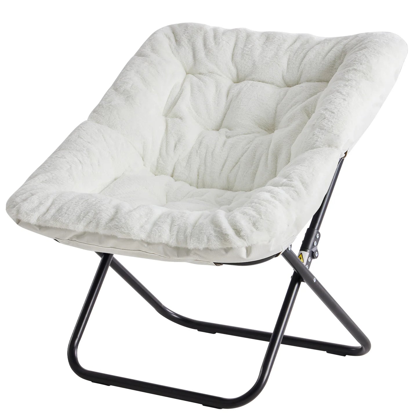 Faye Faux Fur Saucer Chair