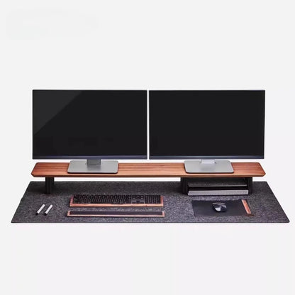 Premium Black Walnut Wood Monitor Stand