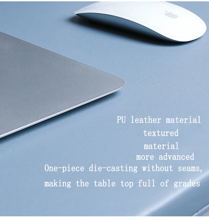 PU Leather Desk Mat with Wrist Support