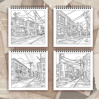 Spiral-Bound Adult Coloring Book