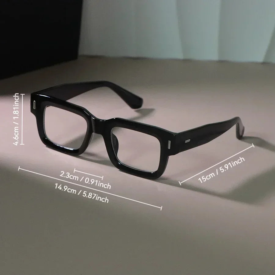 Square Nerd Blue Light Glasses