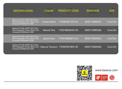 Baseus 5000mAh Wireless Power Bank