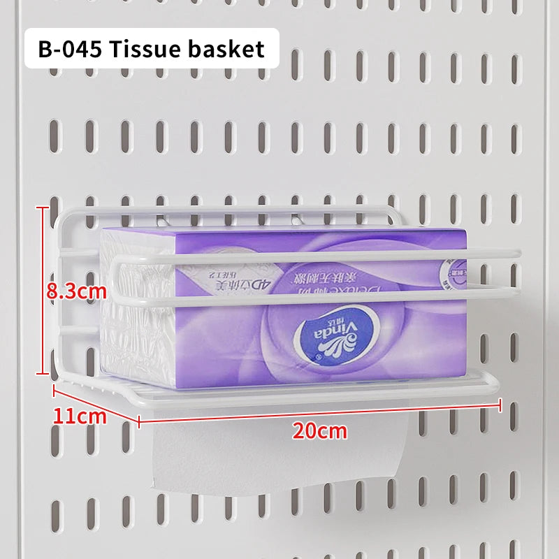 No-Drill Desktop Pegboard Organizer