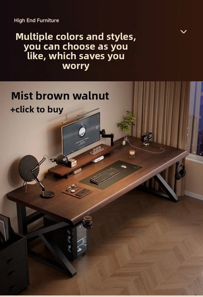 Onyx Rectangular Gaming Computer Desk