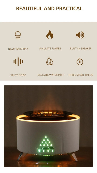 Flame Diffuser with White Noise