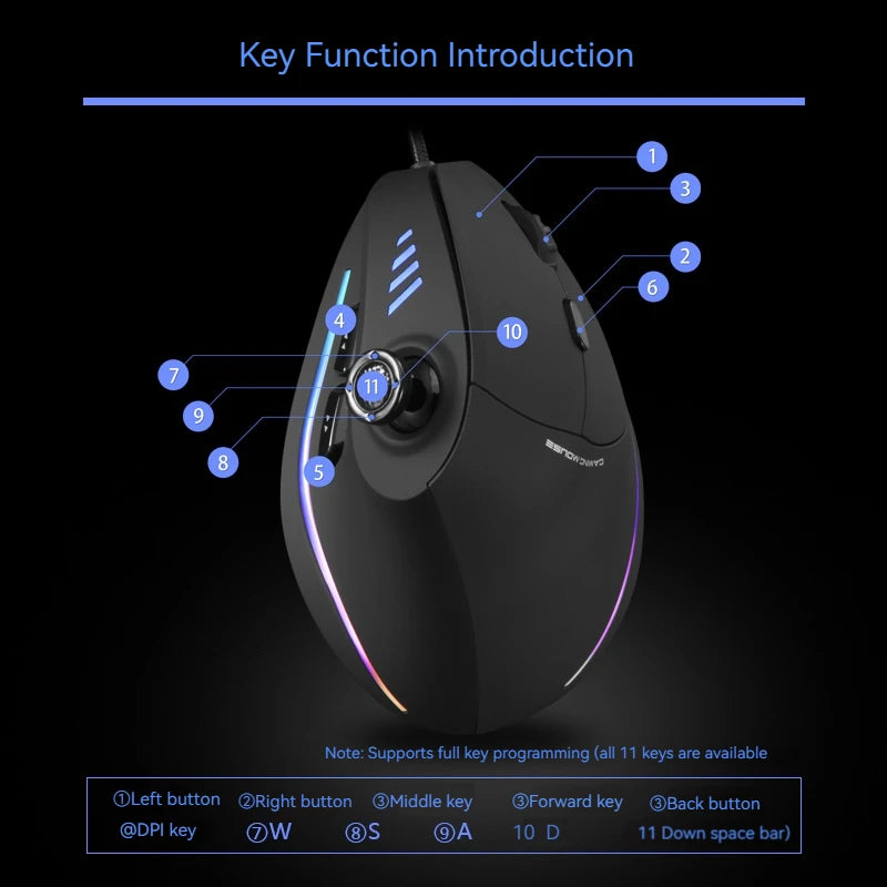 C-18 Vertical Gaming Mouse