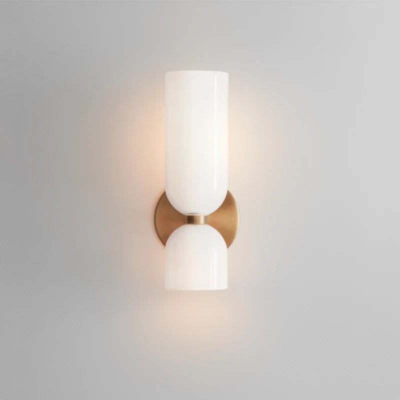 Smoked Glass Nordic Wall Lamp