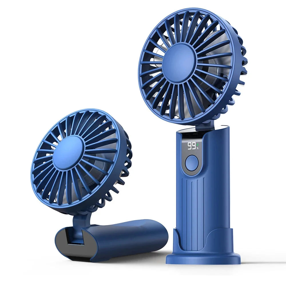 Rechargeable Mini Handheld Fan, 3 Speeds