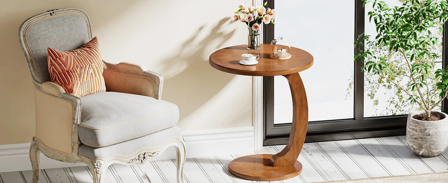 Marlowick C-Shaped Side Table