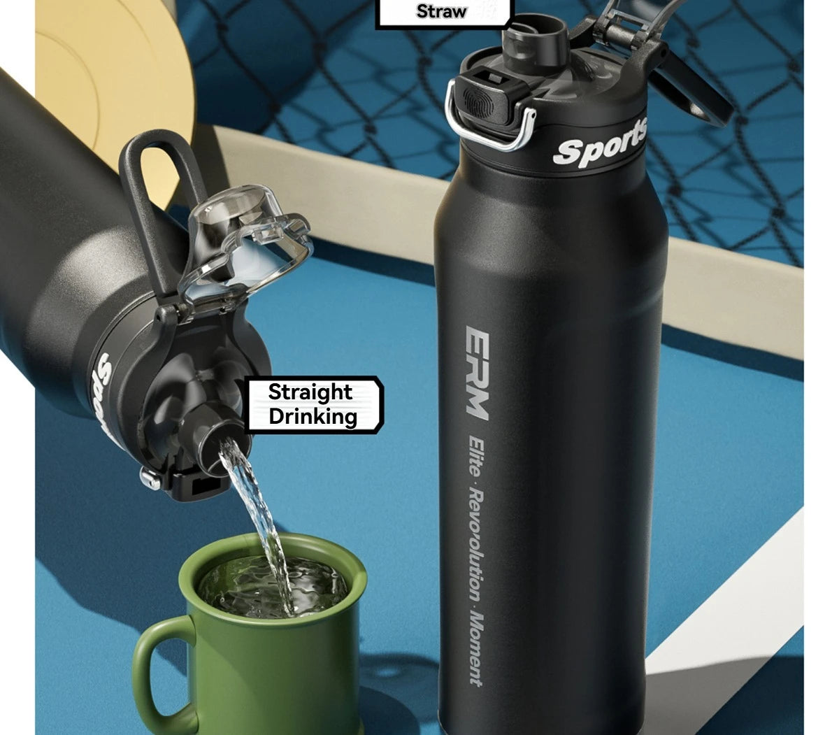 Double-Wall Insulated Sport Tumbler