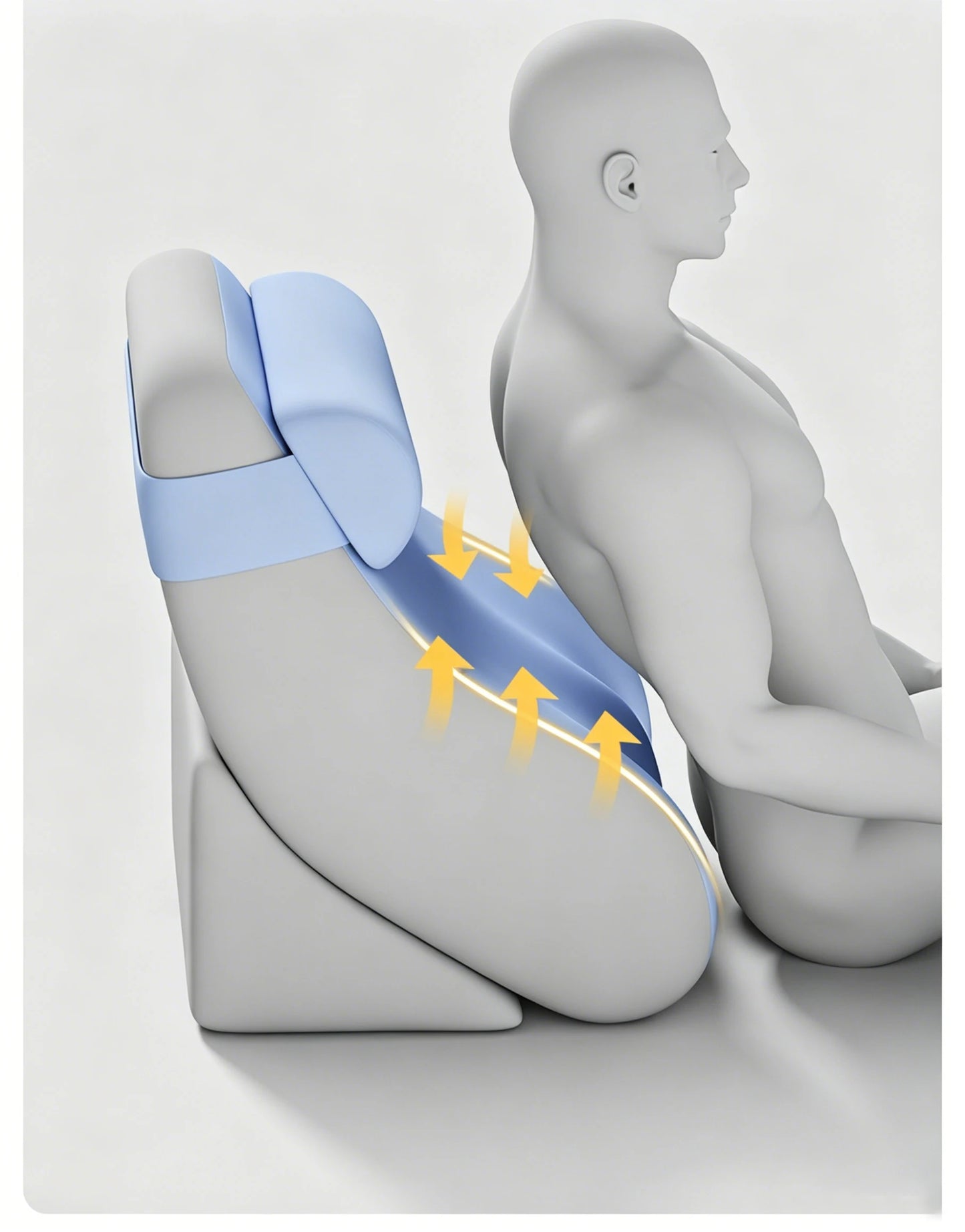 Ergonomic Wedge Back Pillow XL