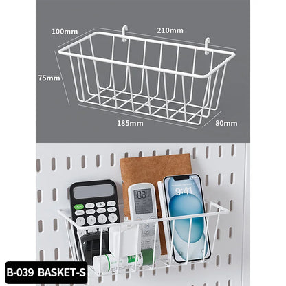 No-Drill Desktop Pegboard Organizer