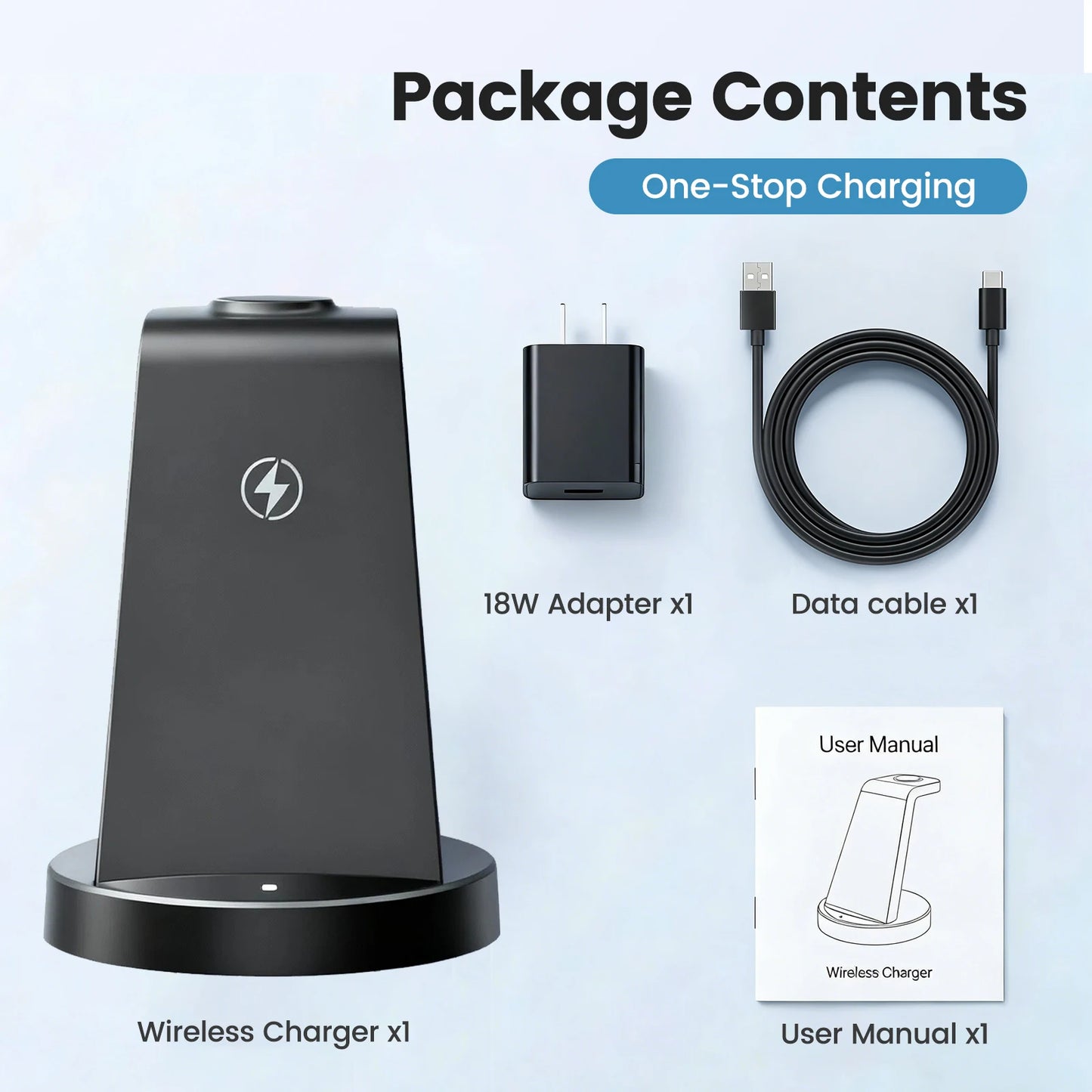 FlexCharge Voyager 3-in-1 Magnetic Wireless Charging Station