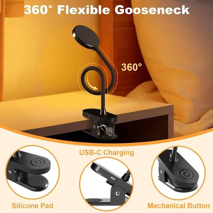 3.5in LED Clip Desk Lamp