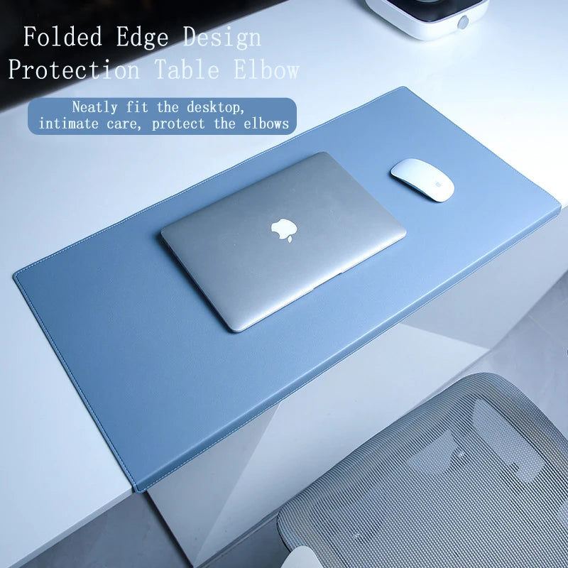 PU Leather Desk Mat with Wrist Support