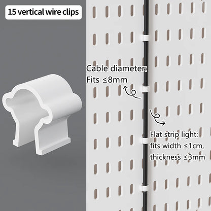No-Drill Desktop Pegboard Organizer