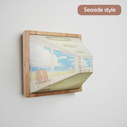 3D Illusion Wall Lamp – Ambient Night Light